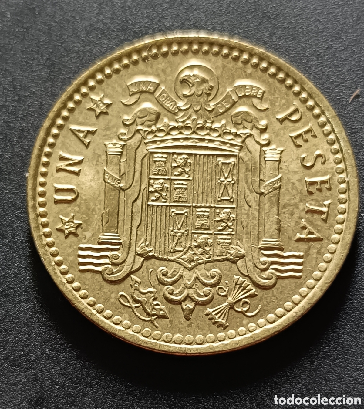 Monedas con errores: FD. 1 pta. 1966. 19-73. Franco. Leve error incuso. - Foto 4