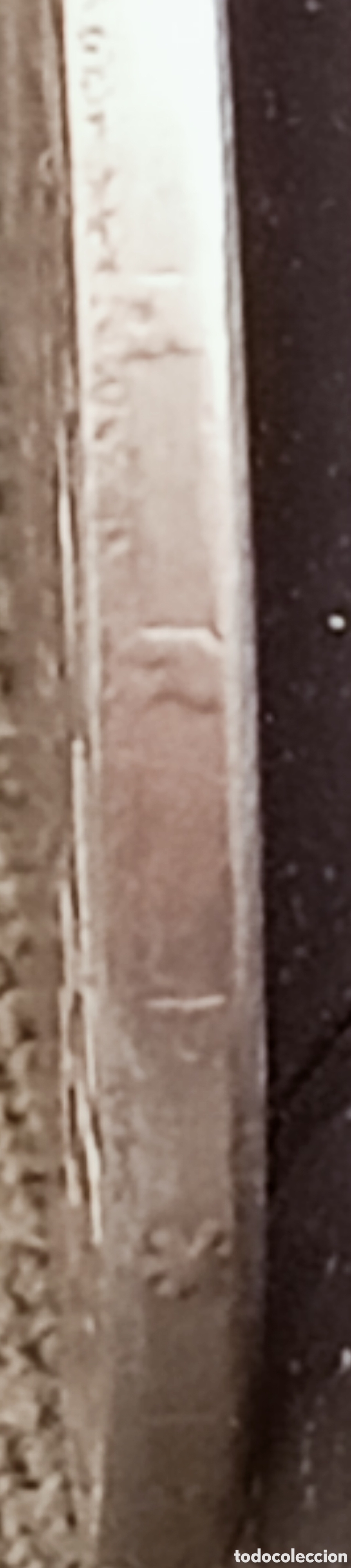 Monedas con errores: Moneda 25 pesetas(1957) variante de canto - Foto 13