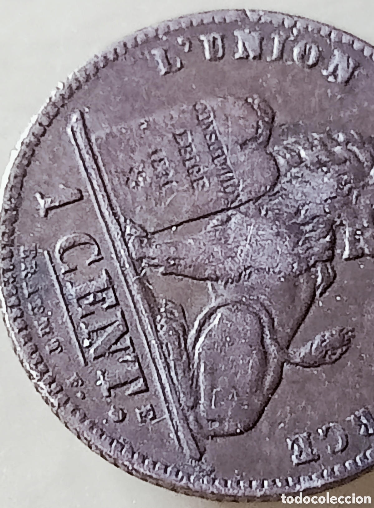 Monedas con errores: Moneda B&eacute;lgica.1cen,1907/variante - Foto 14