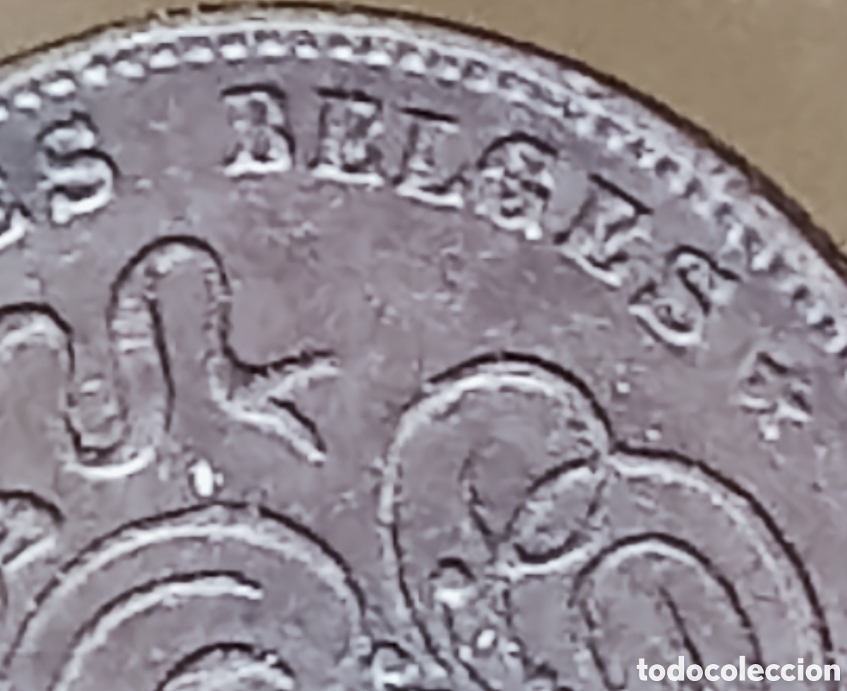 Monedas con errores: Moneda B&eacute;lgica.1cen,1907/variante - Foto 18