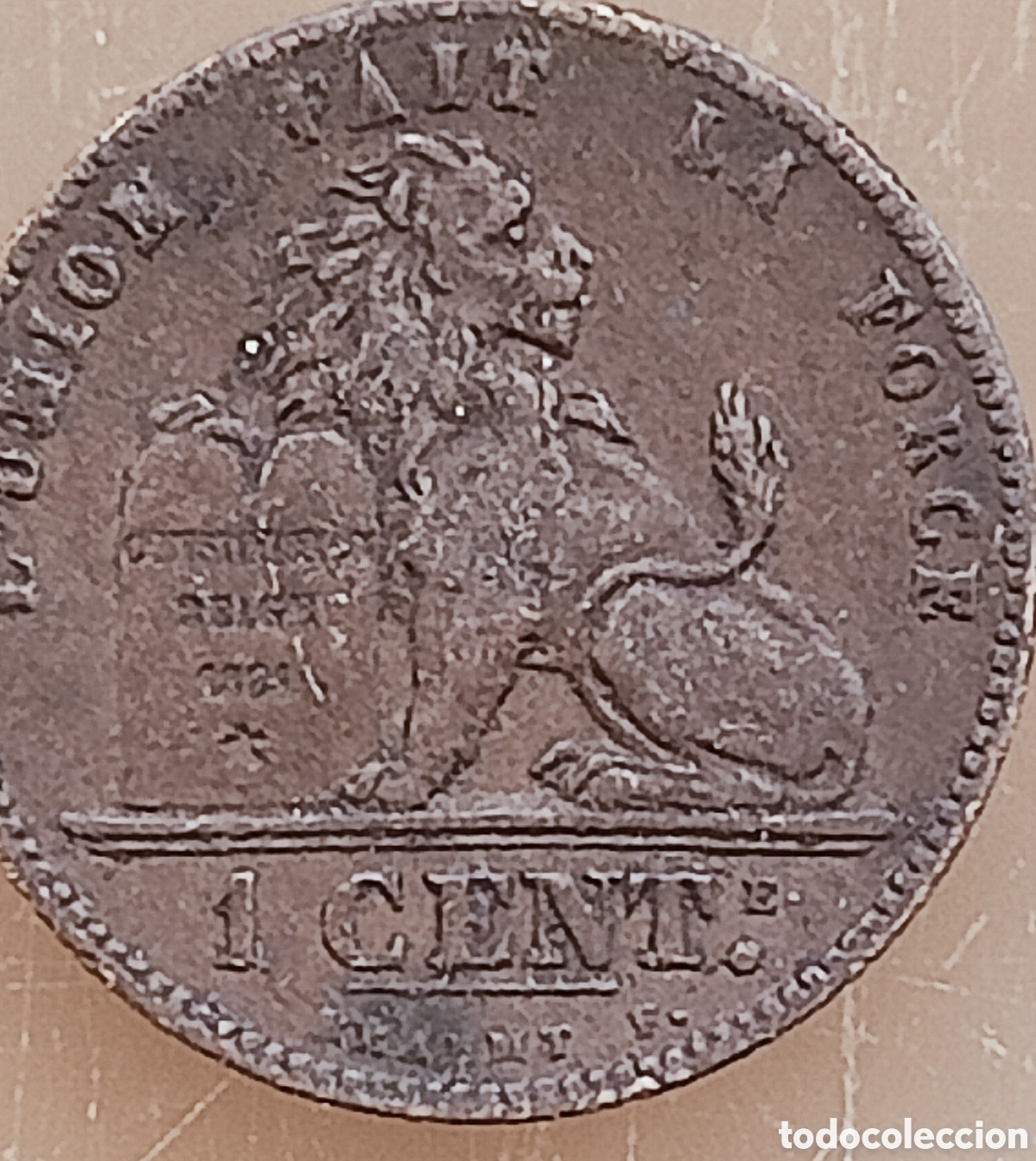 Monedas con errores: Moneda B&eacute;lgica.1cen,1907/variante - Foto 23