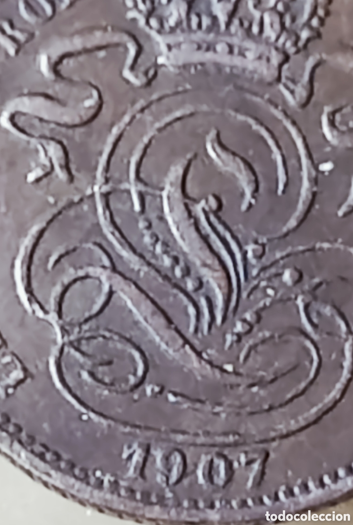 Monedas con errores: Moneda B&eacute;lgica.1cen,1907/variante - Foto 24