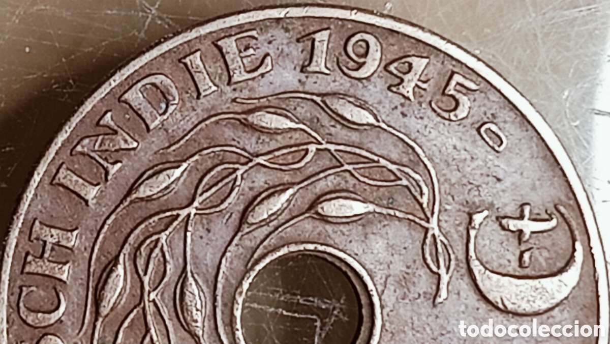 Monedas con errores: Moneda Indias-Orientales(1945*D) errores - Foto 15