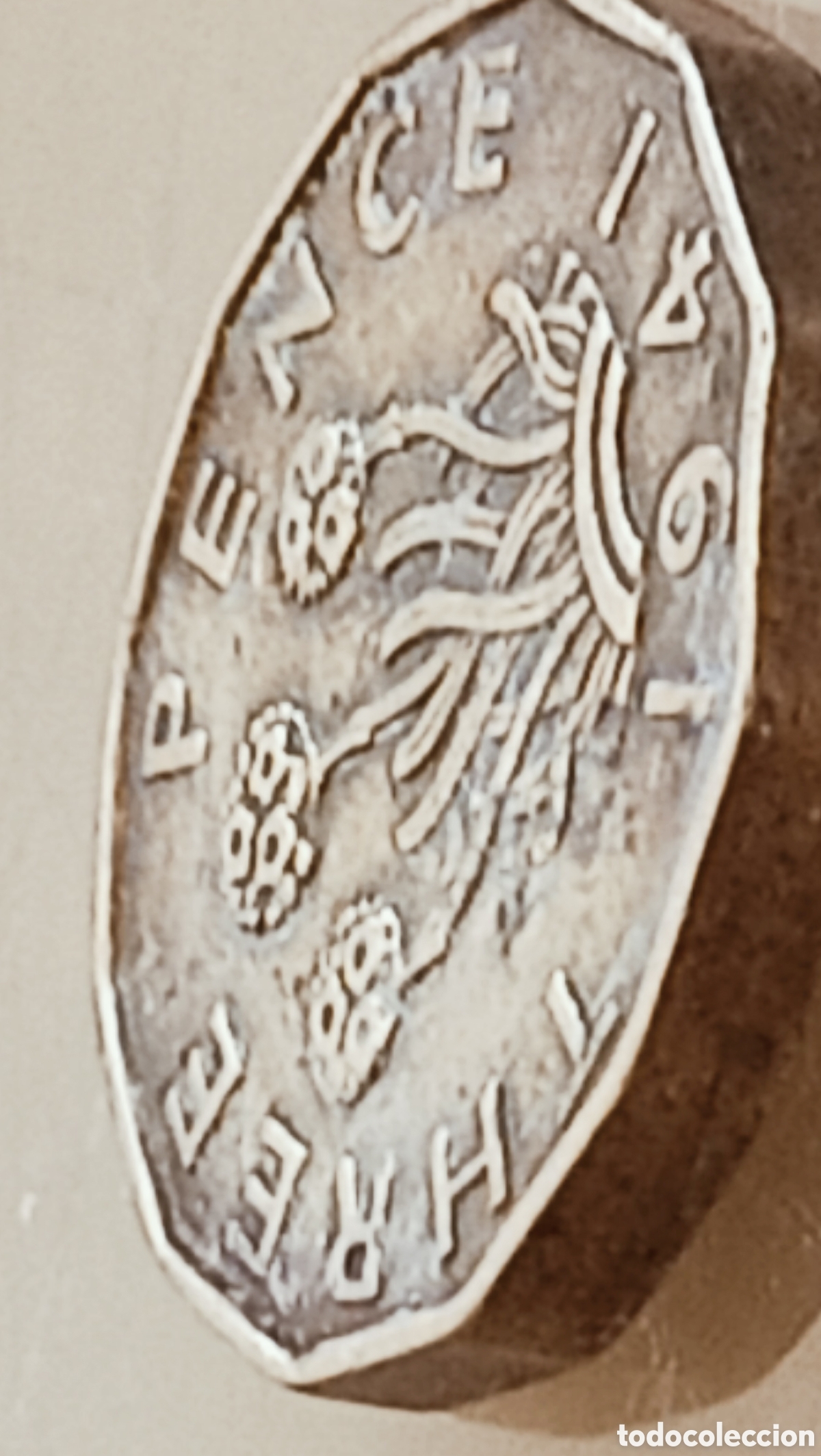Monedas con errores: Moneda Rei,Unido,(1941) Variantes - Foto 3