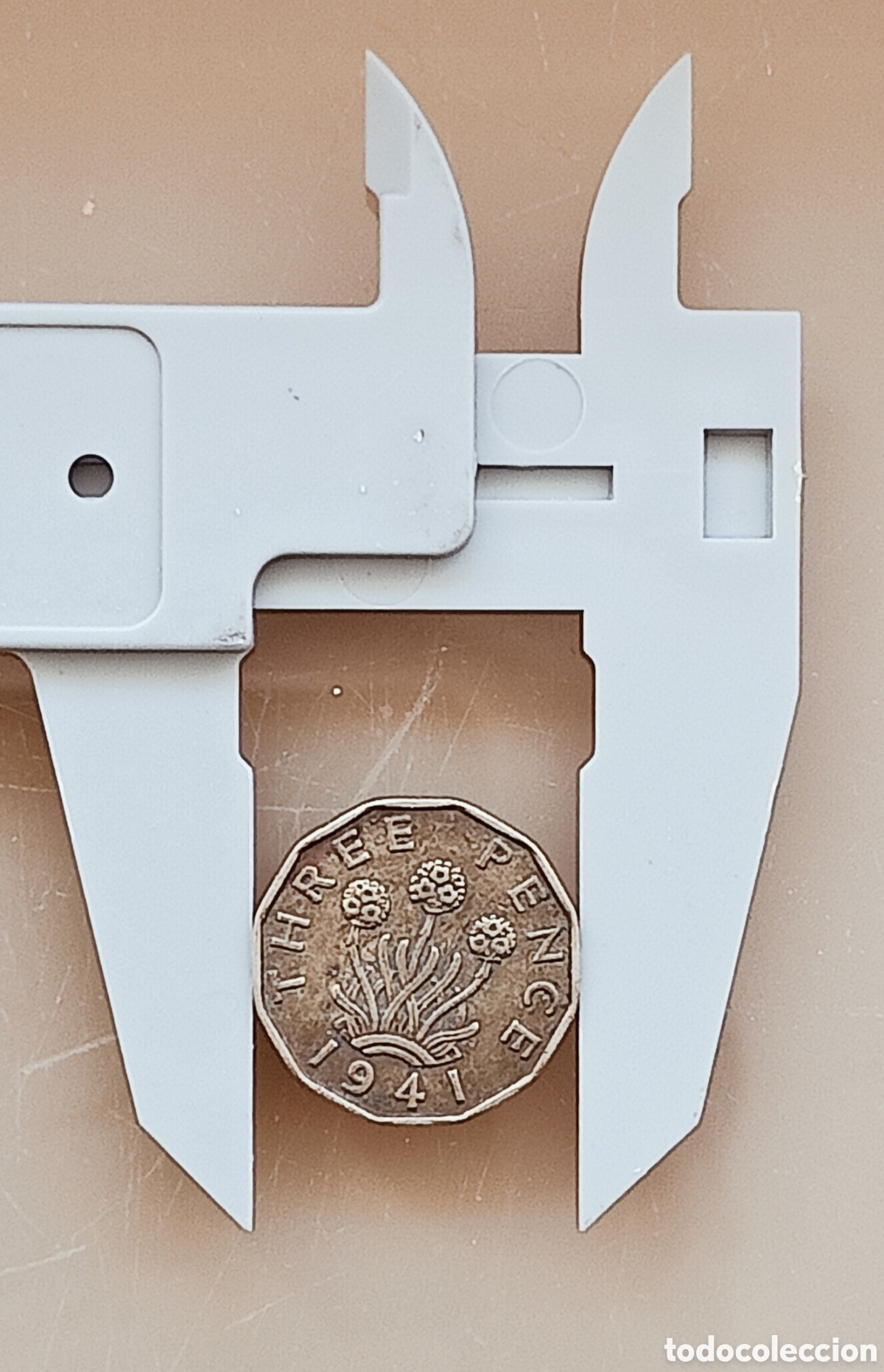Monedas con errores: Moneda Rei,Unido,(1941) Variantes - Foto 6