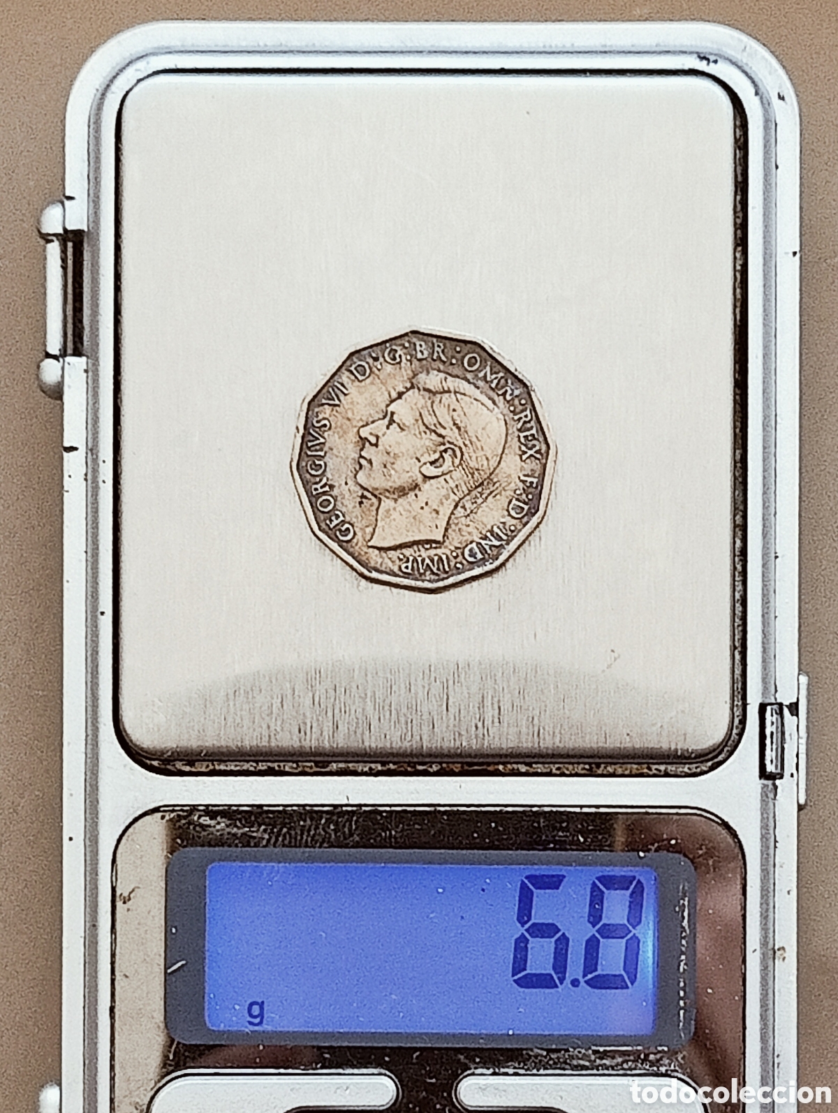 Monedas con errores: Moneda Rei,Unido,(1941) Variantes - Foto 8