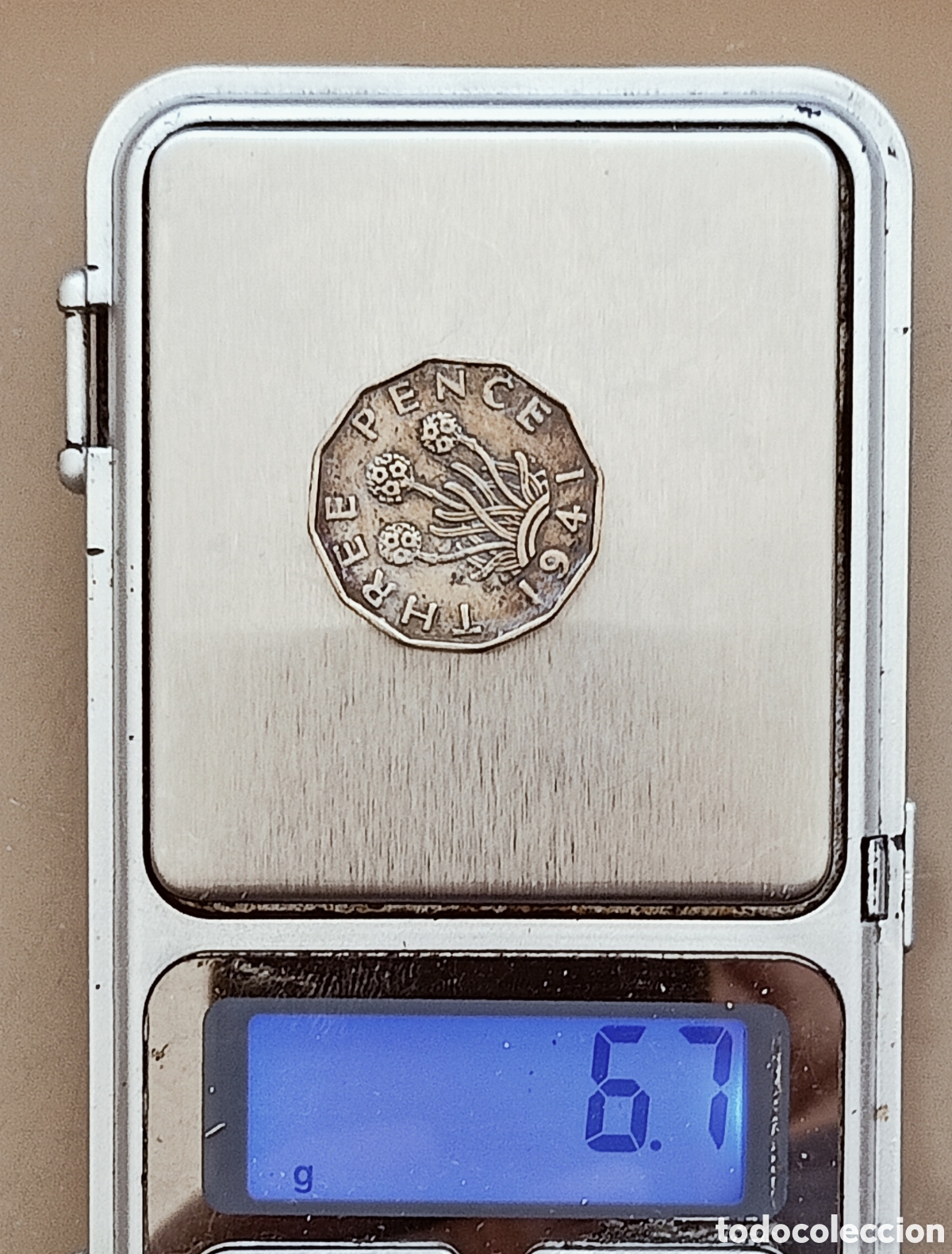 Monedas con errores: Moneda Rei,Unido,(1941) Variantes - Foto 9