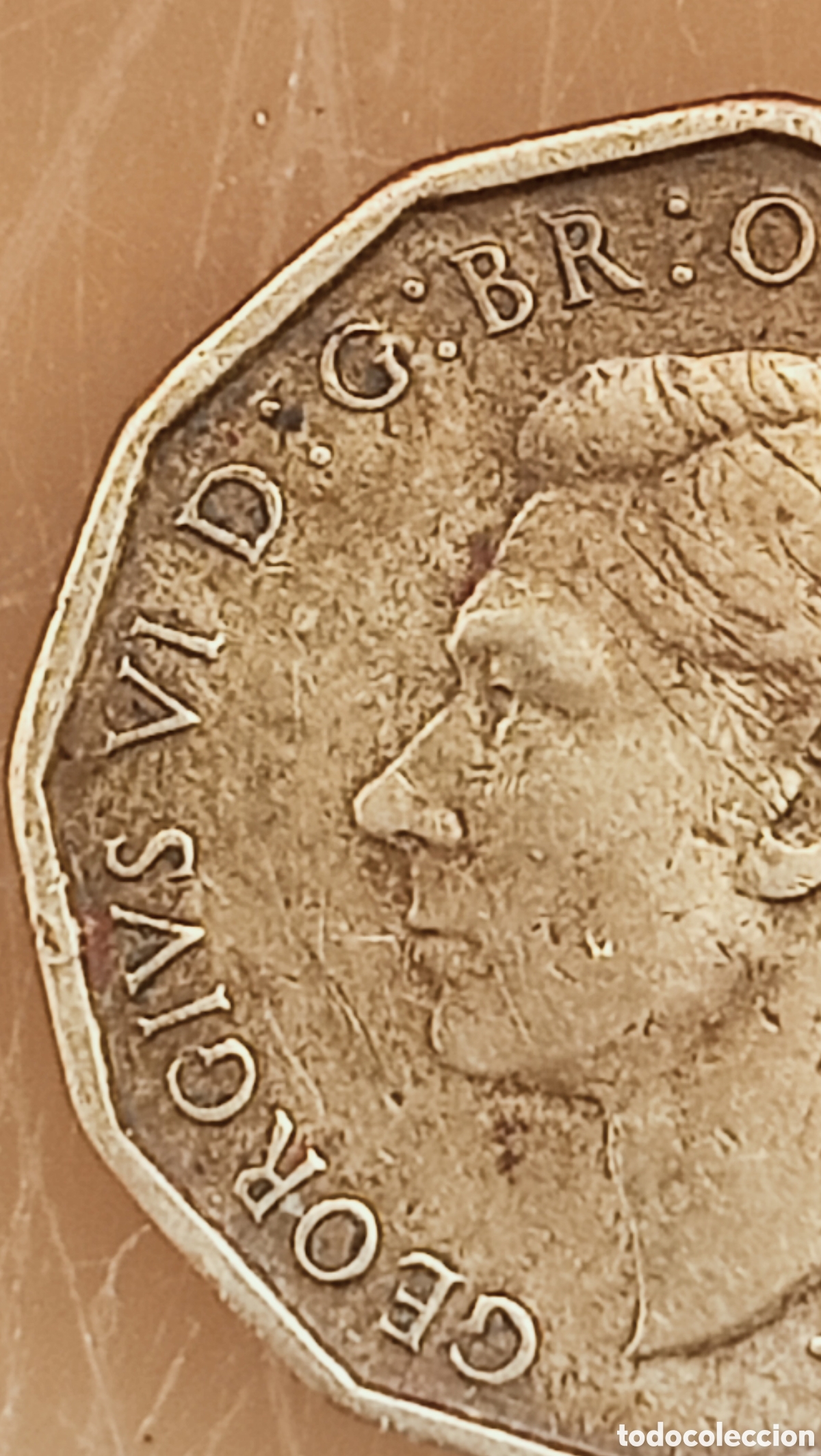 Monedas con errores: Moneda Rei,Unido,(1941) Variantes - Foto 17