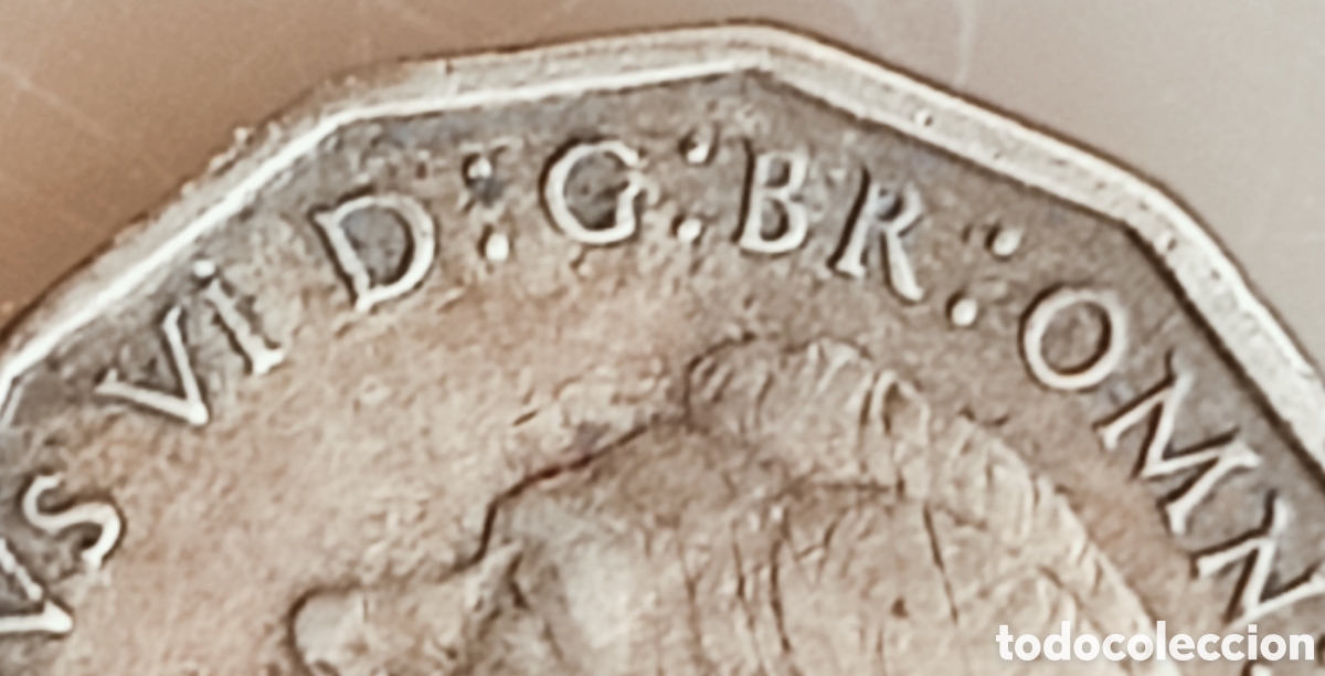 Monedas con errores: Moneda Rei,Unido,(1941) Variantes - Foto 25