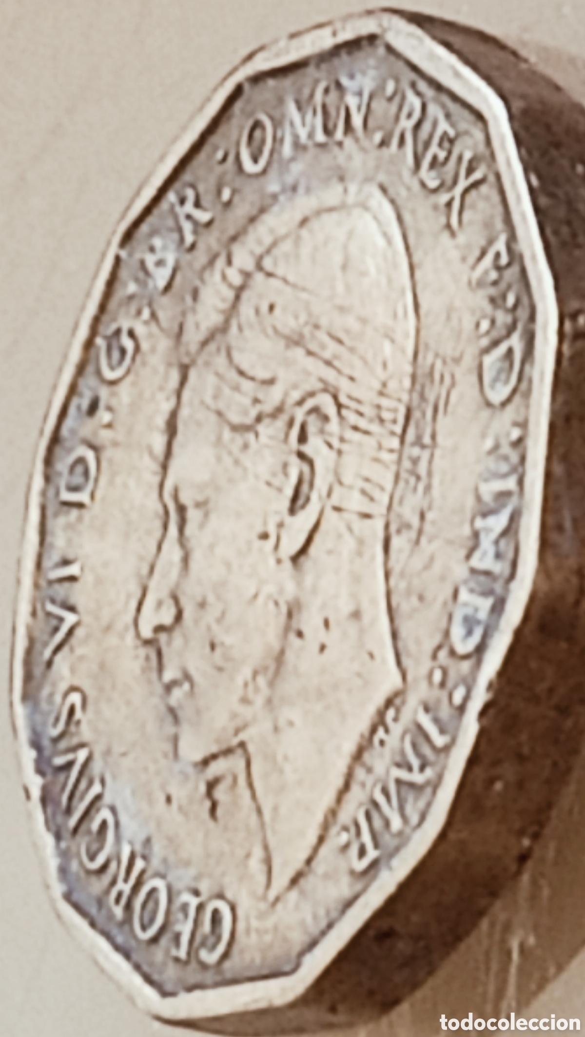 Monedas con errores: Moneda Rei,Unido,(1941) Variantes - Foto 1