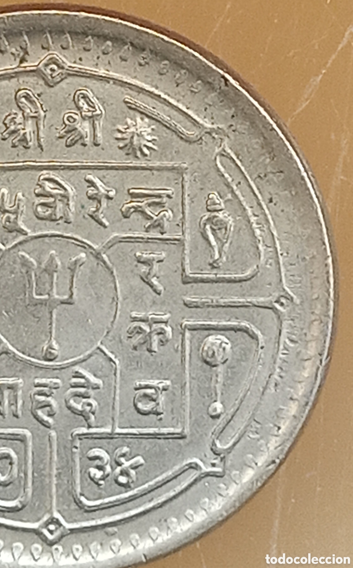 Monedas con errores: Moneda Nepal(1977)-errores de acu&ntilde;aci&oacute;n - Foto 19