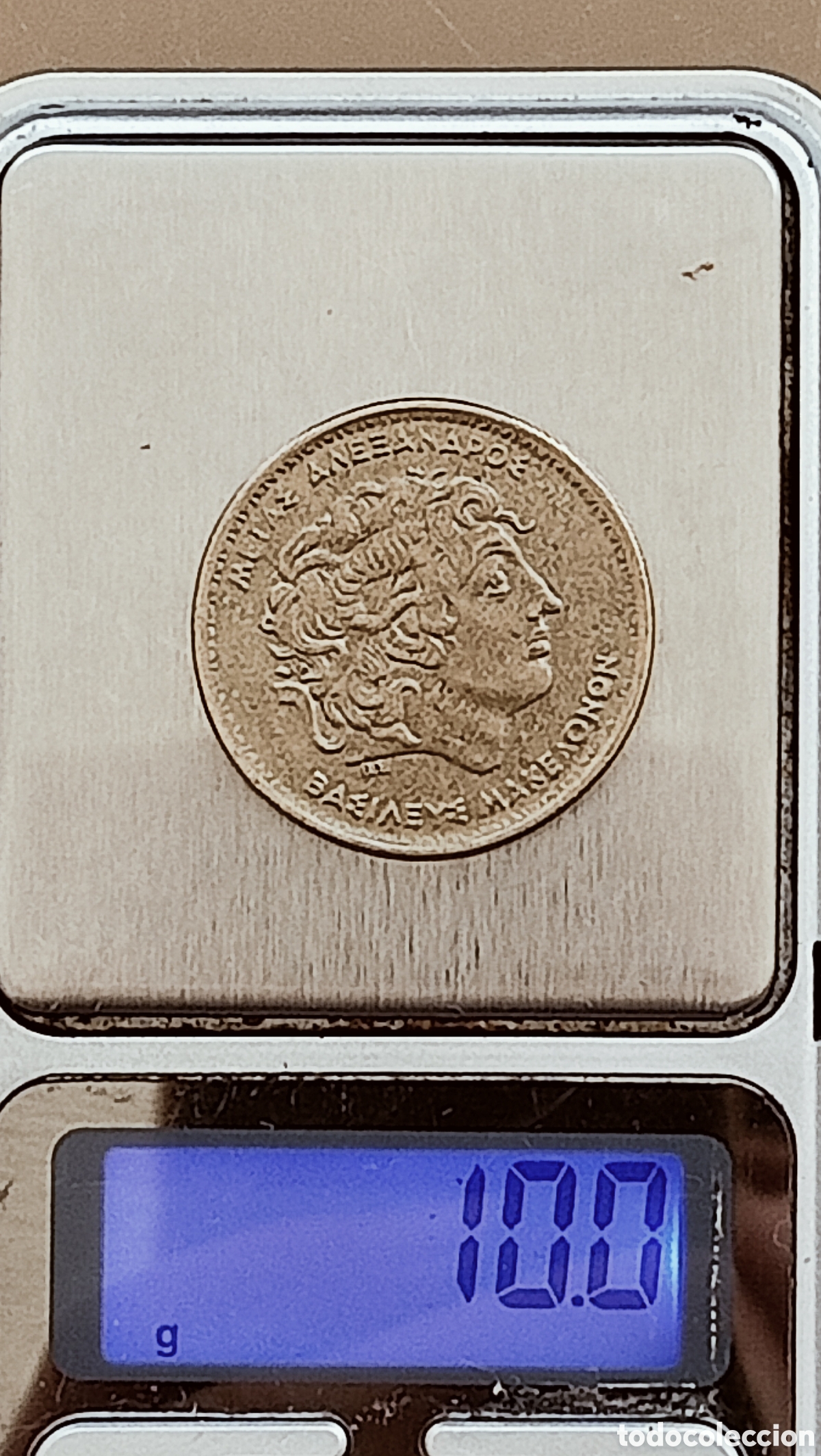 Monedas con errores: Moneda de Grecia(1992) error de acu&ntilde;aci&oacute;n - Foto 12
