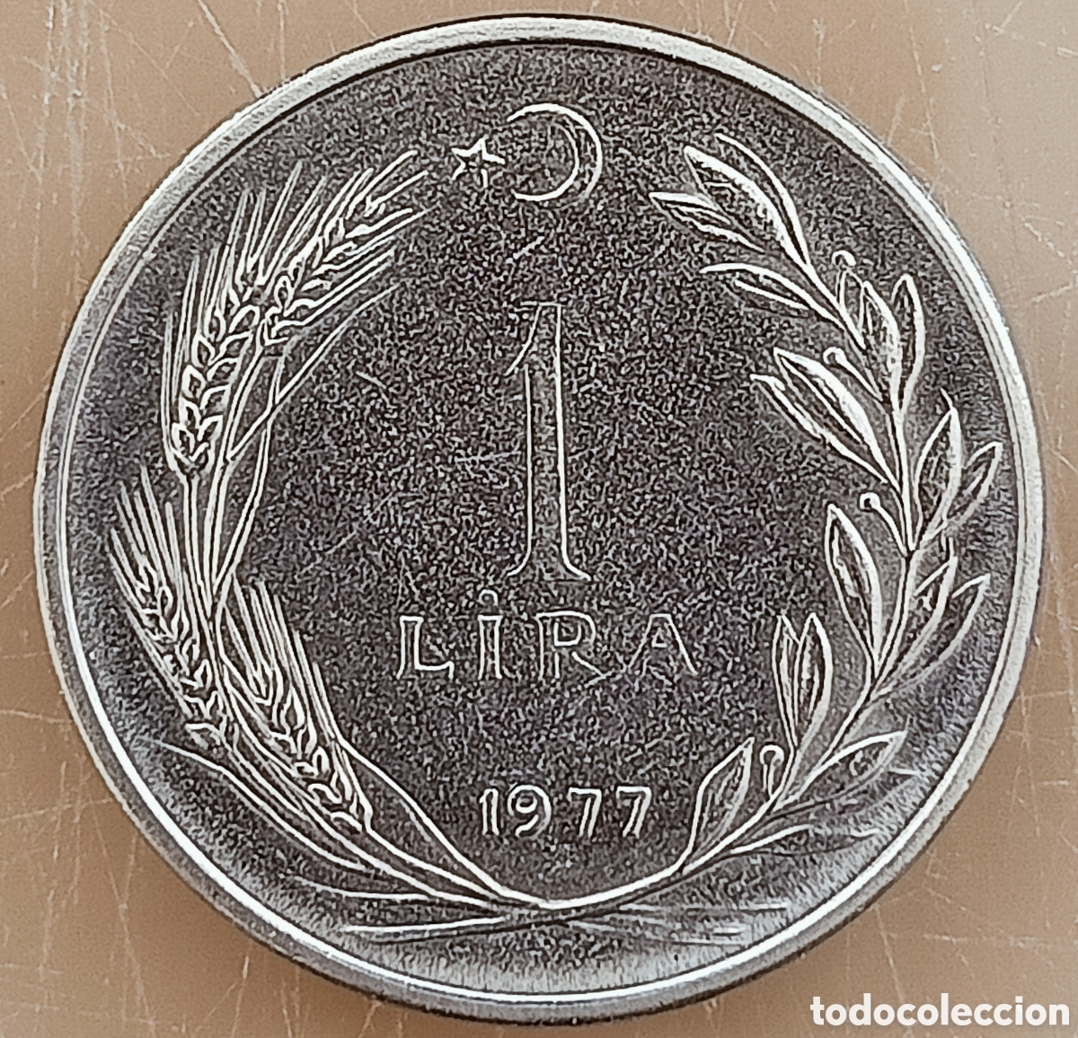 Monedas con errores: Moneda Turqu&iacute;a(1977) errores de acu&ntilde;aci&oacute;n - Foto 2