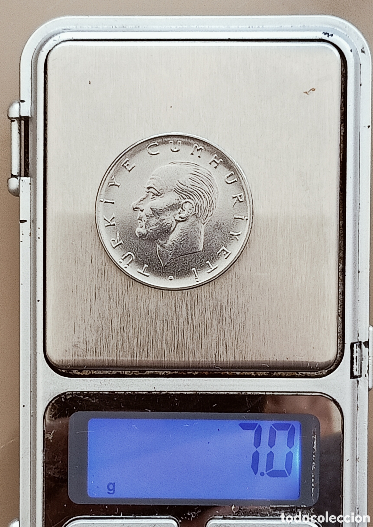 Monedas con errores: Moneda Turqu&iacute;a(1977) errores de acu&ntilde;aci&oacute;n - Foto 6