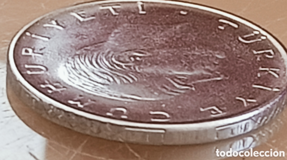 Monedas con errores: Moneda Turqu&iacute;a(1977) errores de acu&ntilde;aci&oacute;n - Foto 7