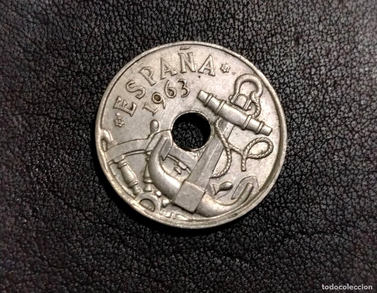 Monedas con errores: 50 c&eacute;ntimos 1963 Var; Rombo - Foto 2