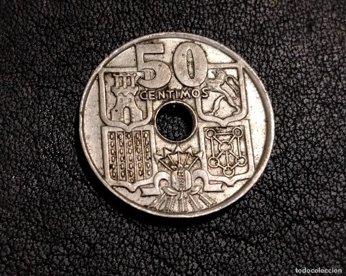 Monedas con errores: 50 c&eacute;ntimos 1963 Var; Rombo - Foto 5