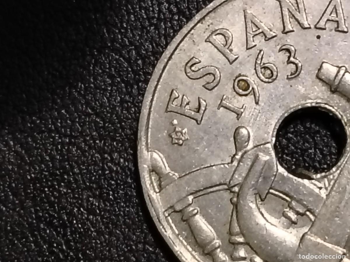 Monedas con errores: 50 c&eacute;ntimos 1963 Var; Rombo - Foto 1