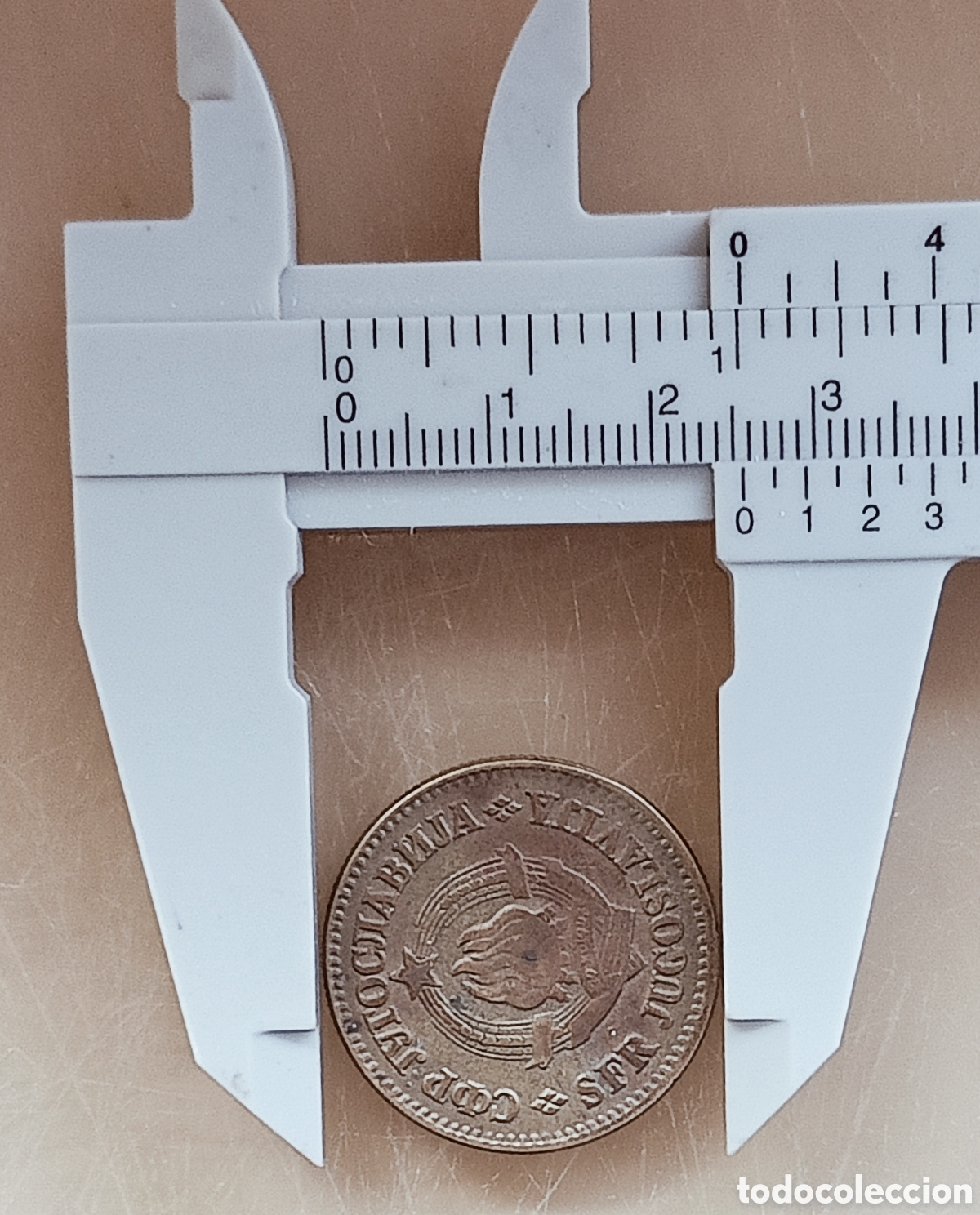 Monedas con errores: Moneda Yugoslavia(1973) Variantes(de giro) - Foto 11