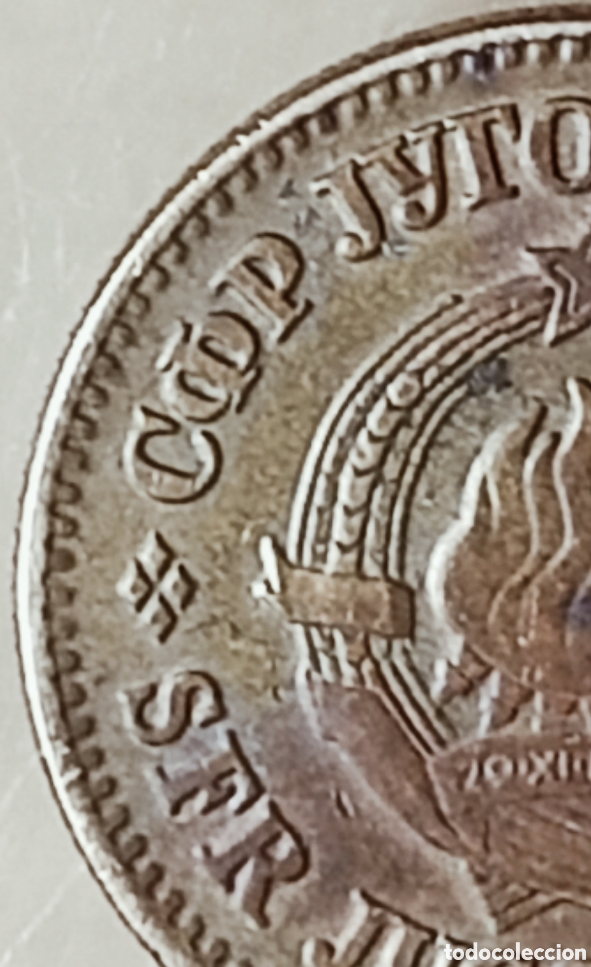 Monedas con errores: Moneda Yugoslavia(1973) Variantes(de giro) - Foto 22