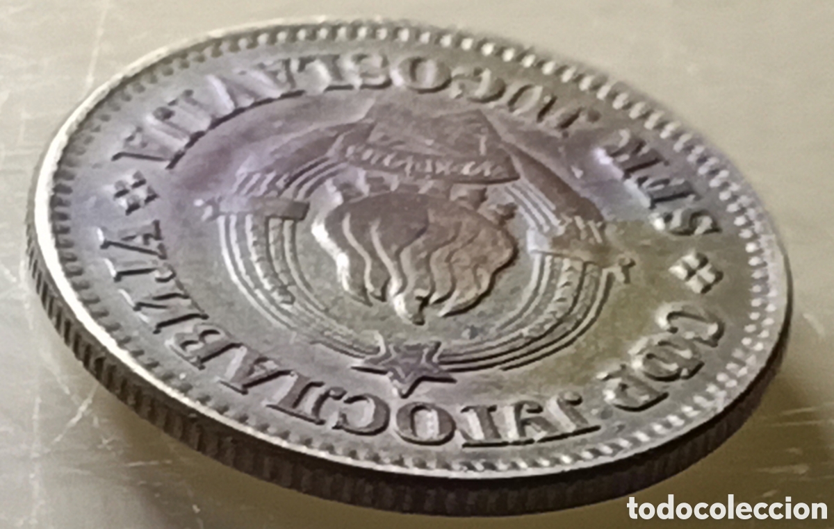 Monedas con errores: Moneda Yugoslavia(1973) Variantes(de giro) - Foto 30