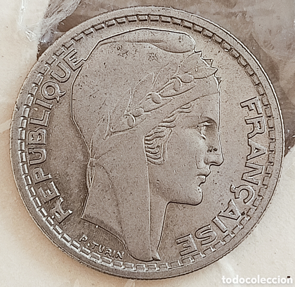 Monedas con errores: Moneda Francia-1946(variantes) - Foto 1