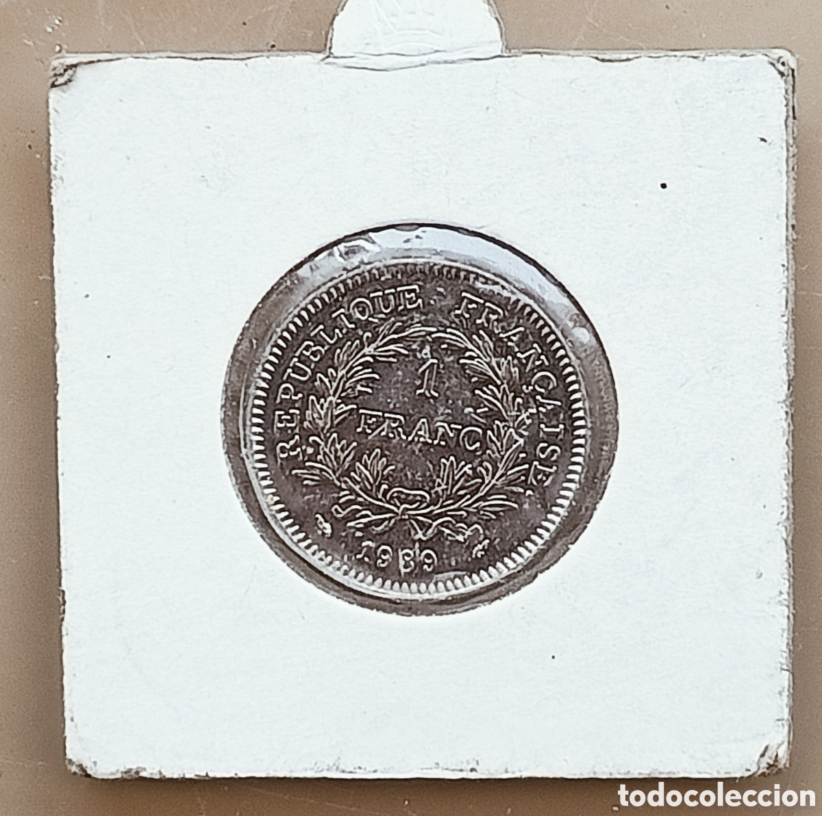 Monedas con errores: Moneda Francia(1989) Variante - Foto 4