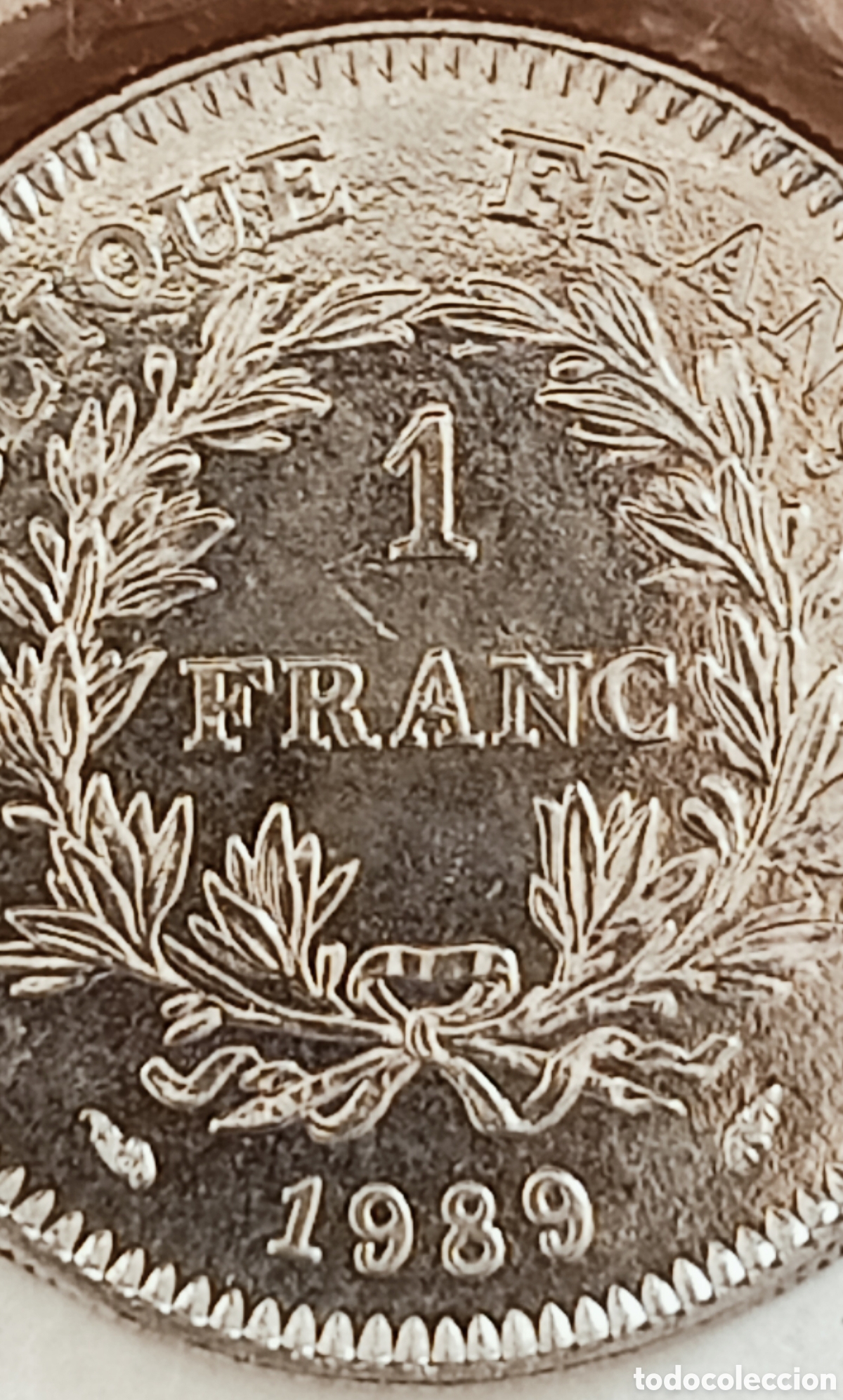 Monedas con errores: Moneda Francia(1989) Variante - Foto 21