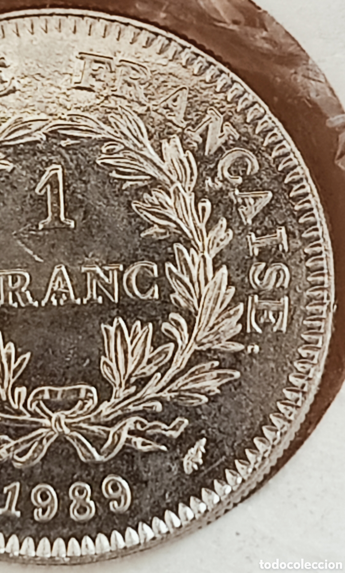 Monedas con errores: Moneda Francia(1989) Variante - Foto 23