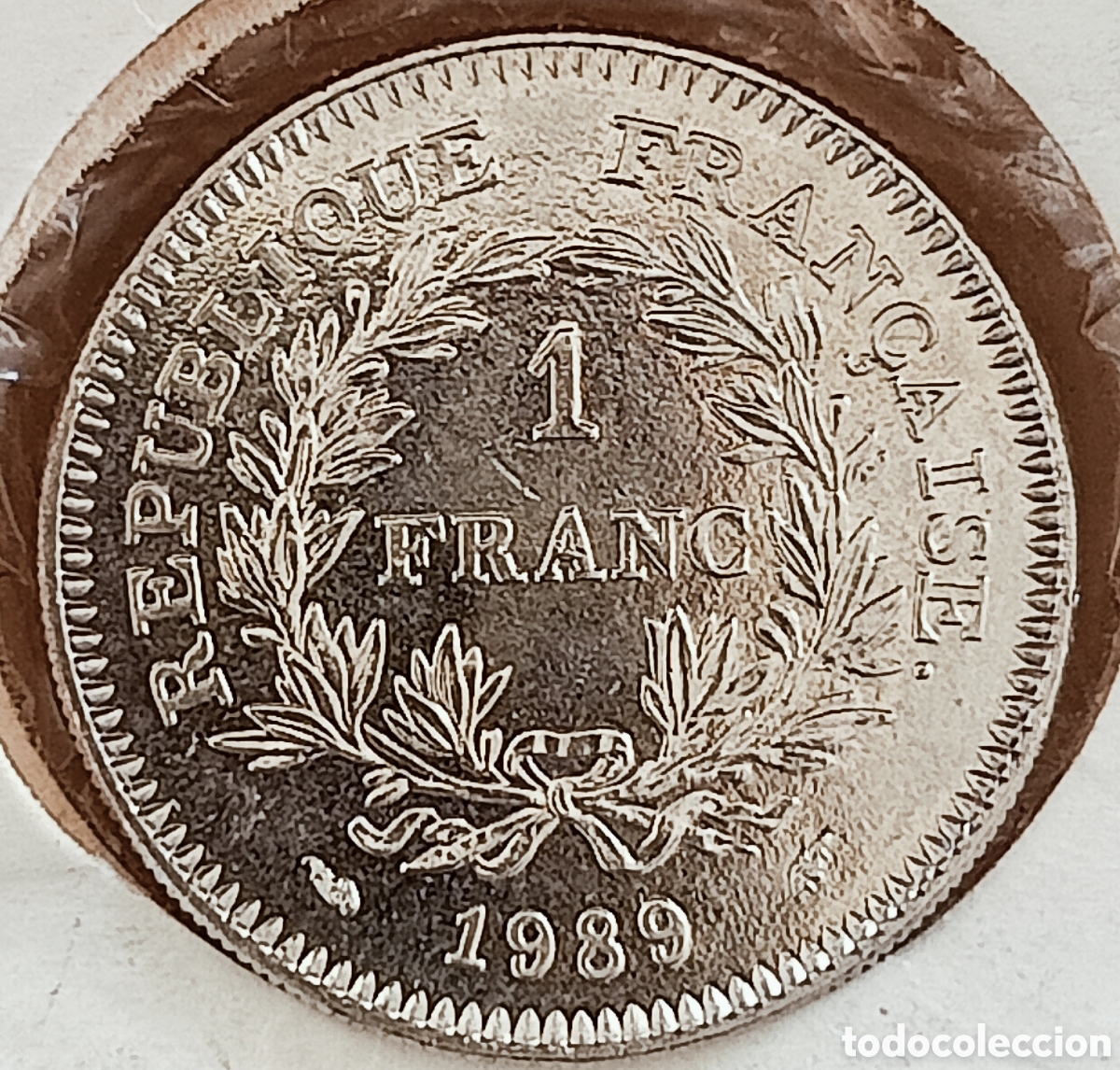 Monedas con errores: Moneda Francia(1989) Variante - Foto 30