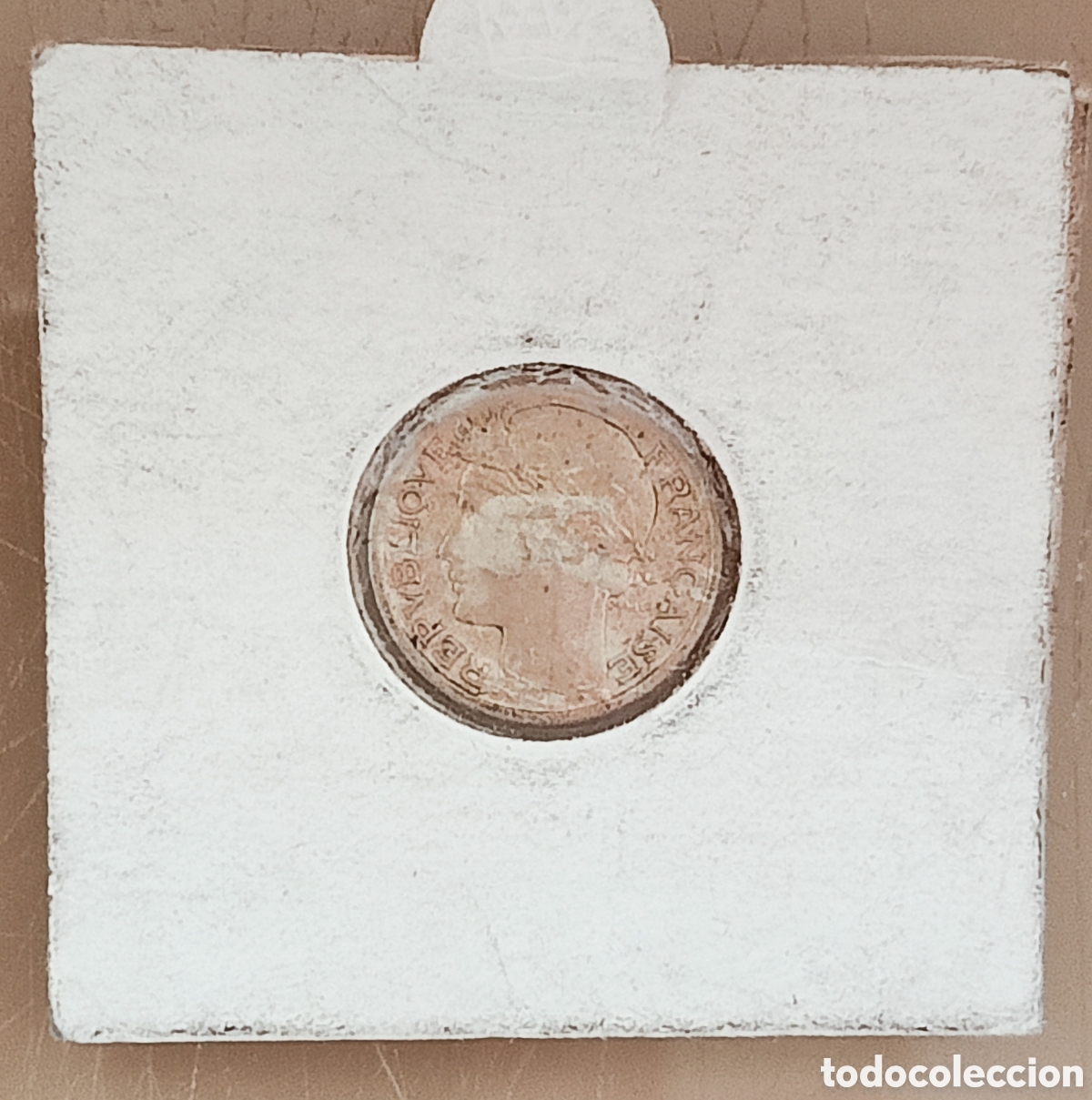Monedas con errores: Moneda Francia(1937) variante de giro - Foto 3