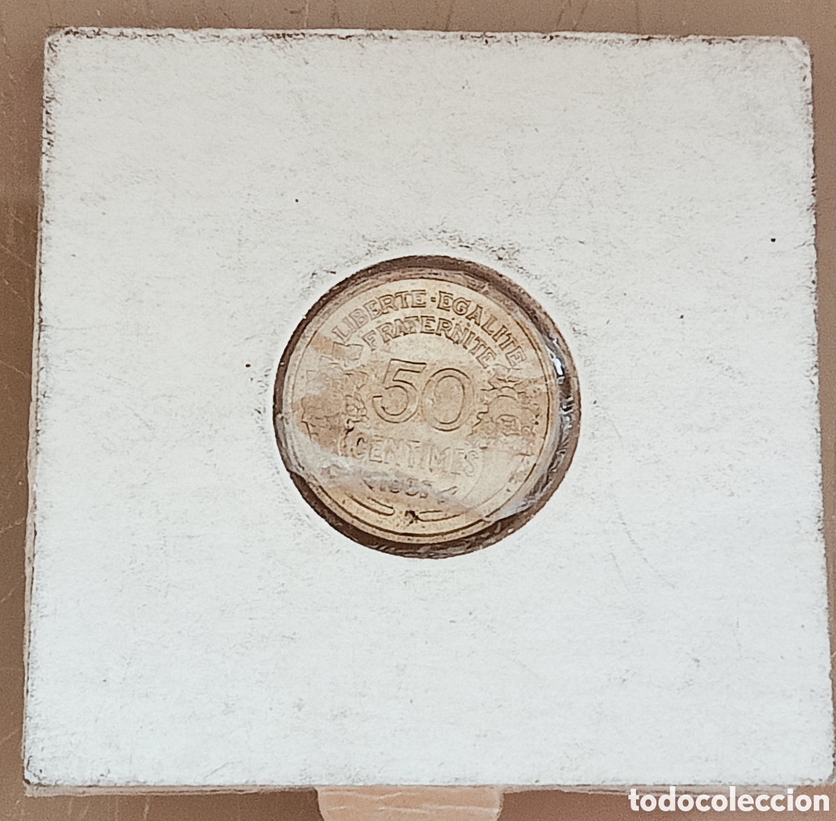 Monedas con errores: Moneda Francia(1937) variante de giro - Foto 4