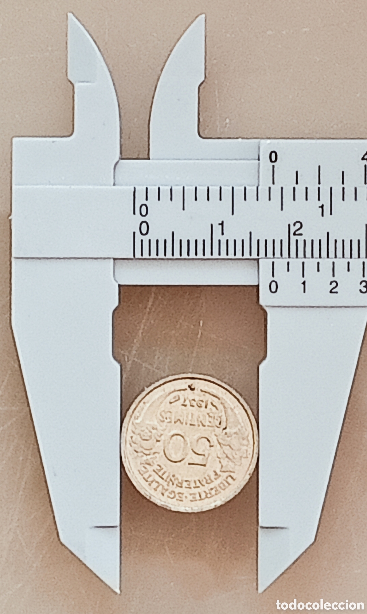 Monedas con errores: Moneda Francia(1937) variante de giro - Foto 6