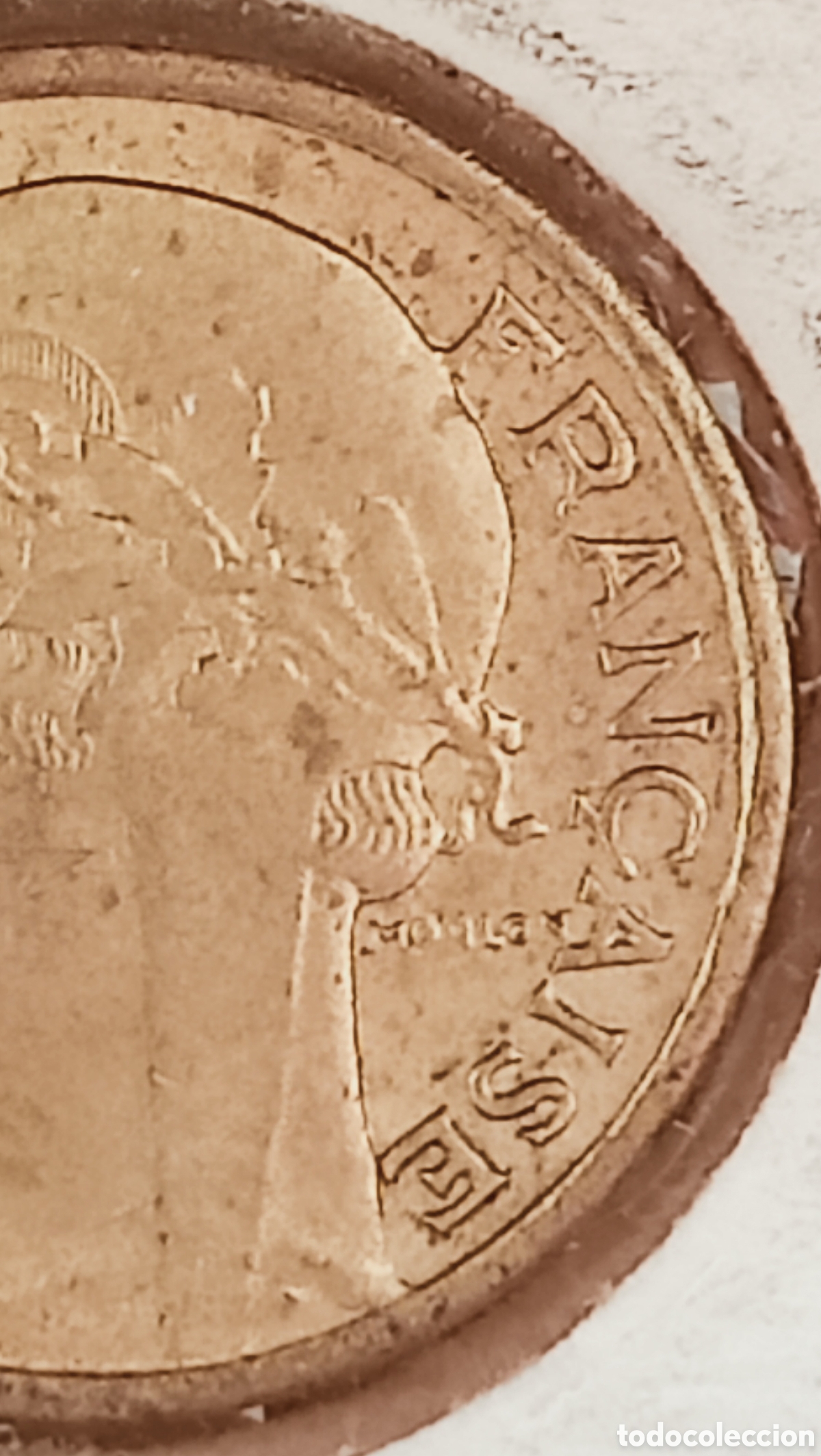 Monedas con errores: Moneda Francia(1937) variante de giro - Foto 14