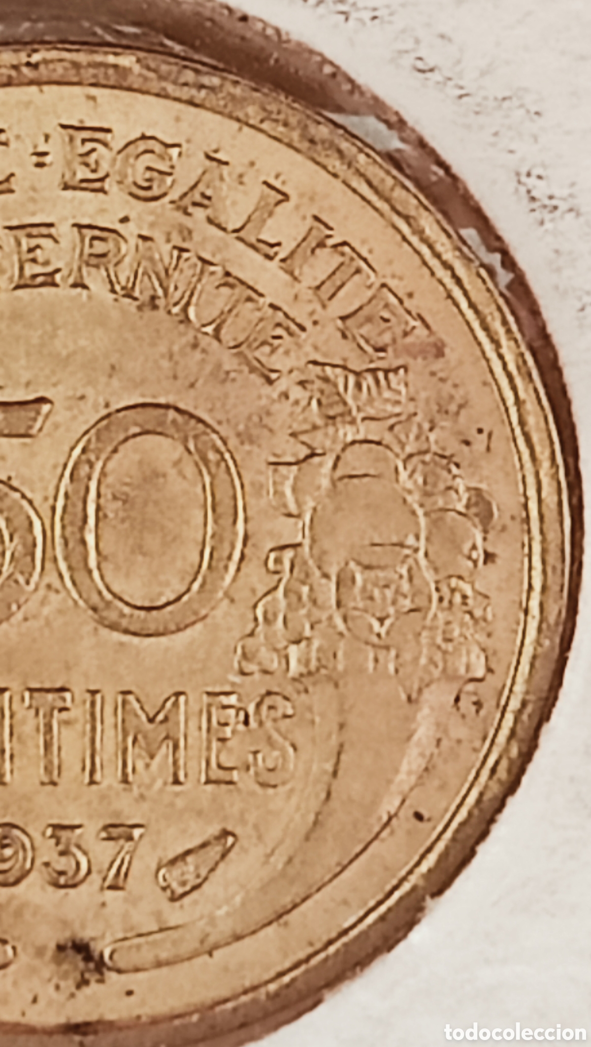 Monedas con errores: Moneda Francia(1937) variante de giro - Foto 20