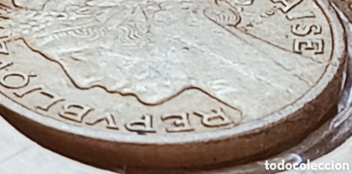 Monedas con errores: Moneda Francia(1937) variante de giro - Foto 27