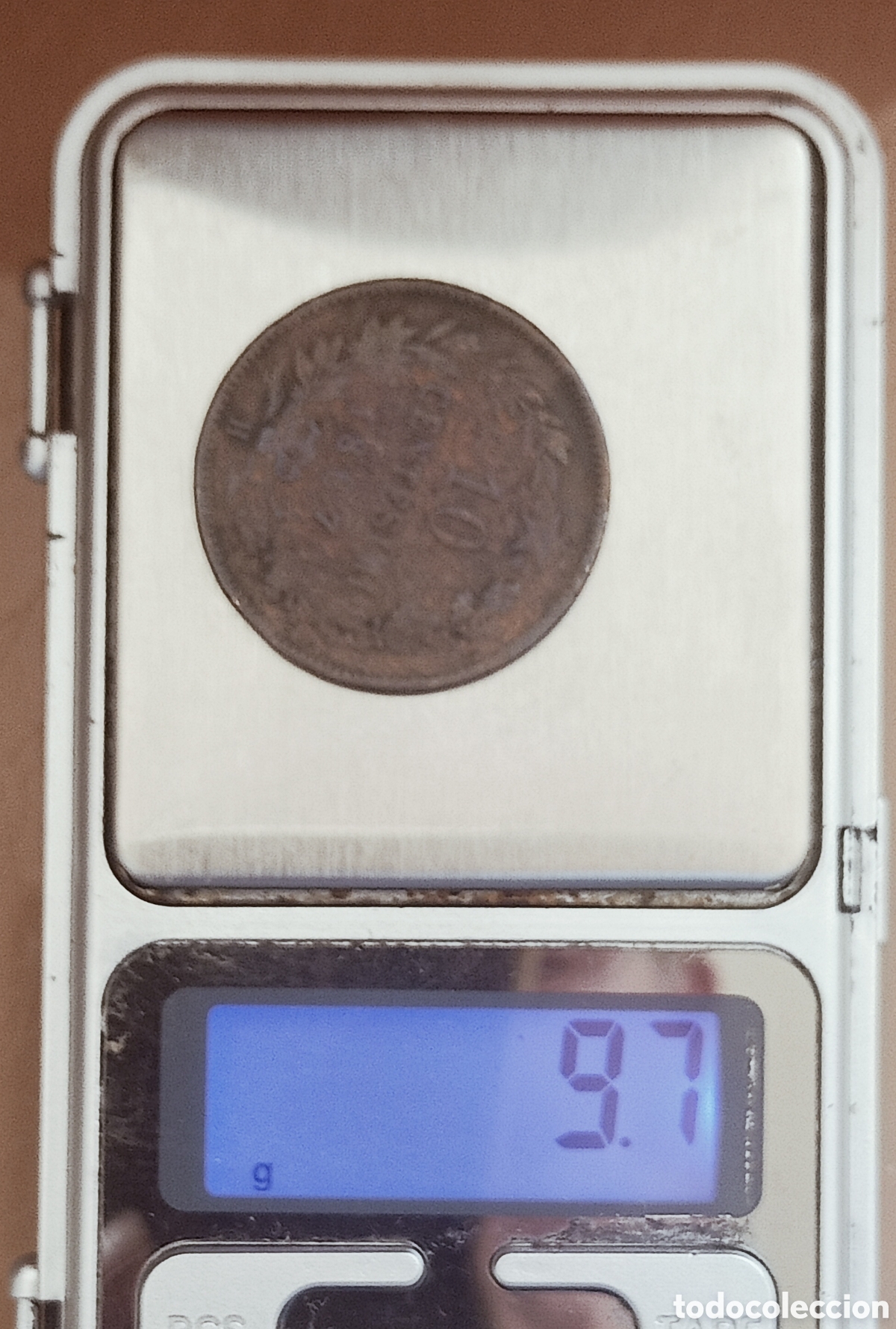 Monedas con errores: Moneda Italia (1867) error de acu&ntilde;aci&oacute;n - Foto 9