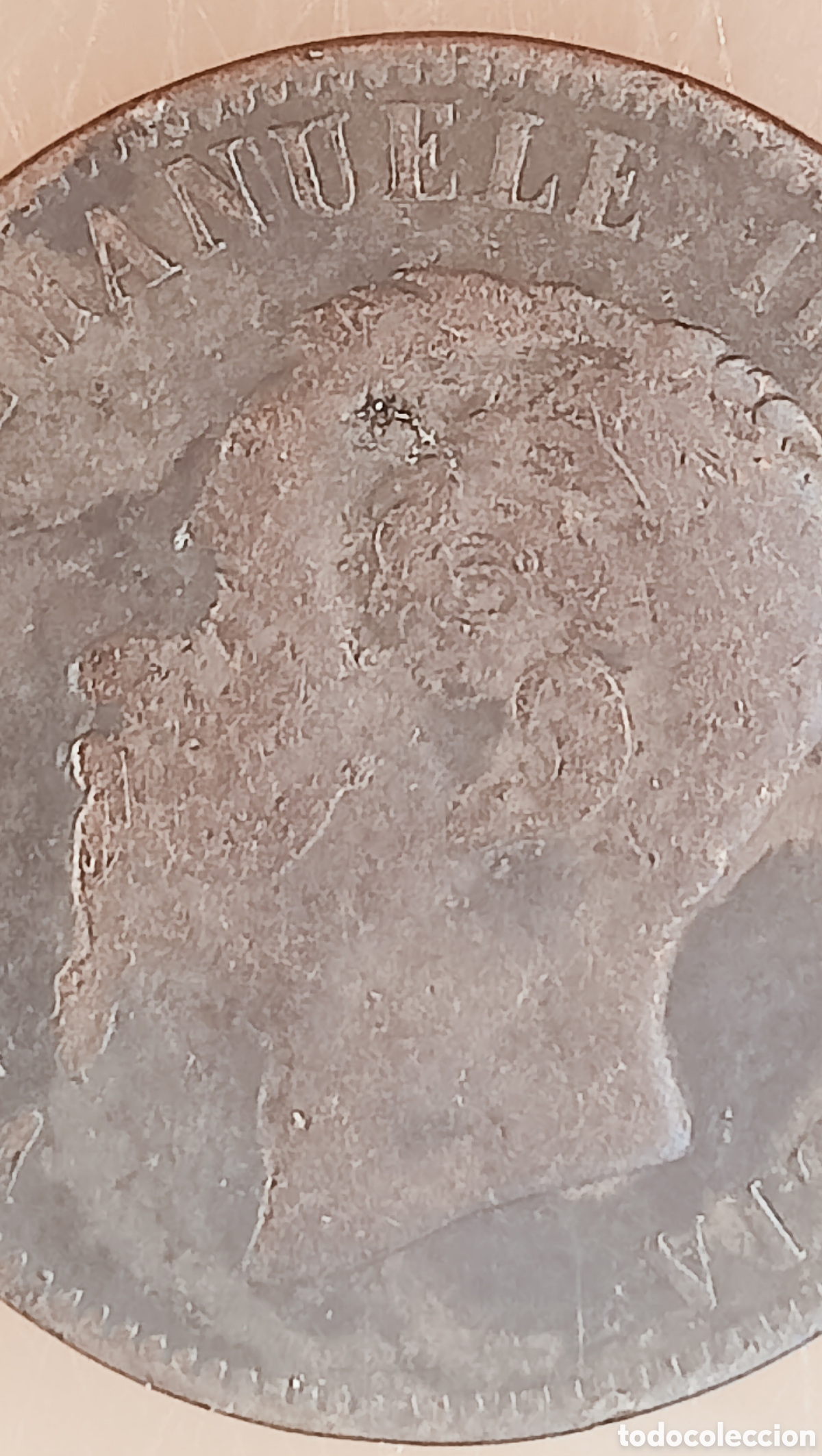 Monedas con errores: Moneda Italia (1867) error de acu&ntilde;aci&oacute;n - Foto 13