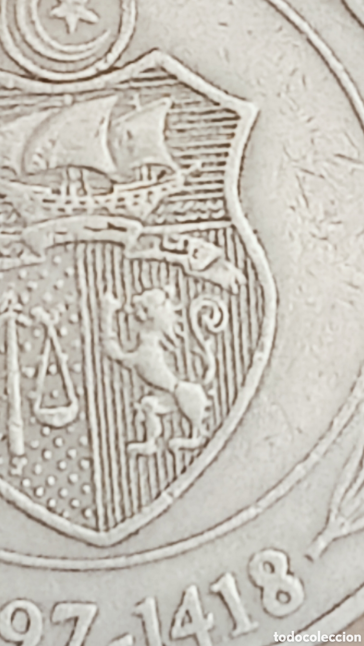 Monedas con errores: Moneda Tunez (1997) error de acu&ntilde;aci&oacute;n - Foto 15
