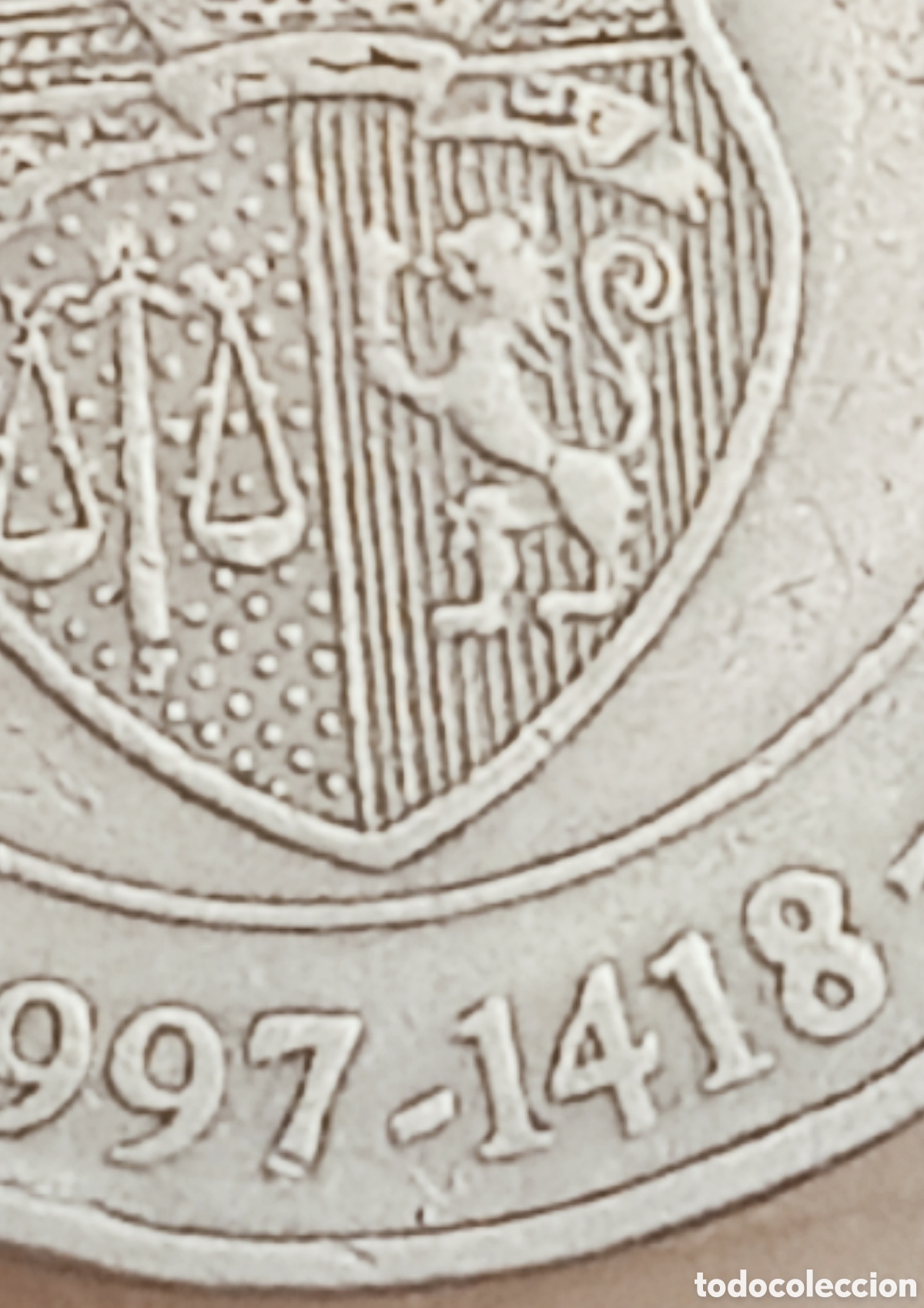 Monedas con errores: Moneda Tunez (1997) error de acu&ntilde;aci&oacute;n - Foto 17