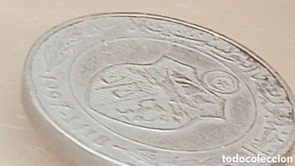 Monedas con errores: Moneda Tunez (1997) error de acu&ntilde;aci&oacute;n - Foto 28