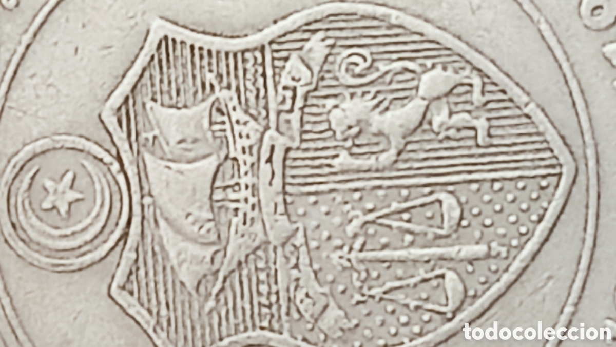Monedas con errores: Moneda Tunez (1997) error de acu&ntilde;aci&oacute;n - Foto 29