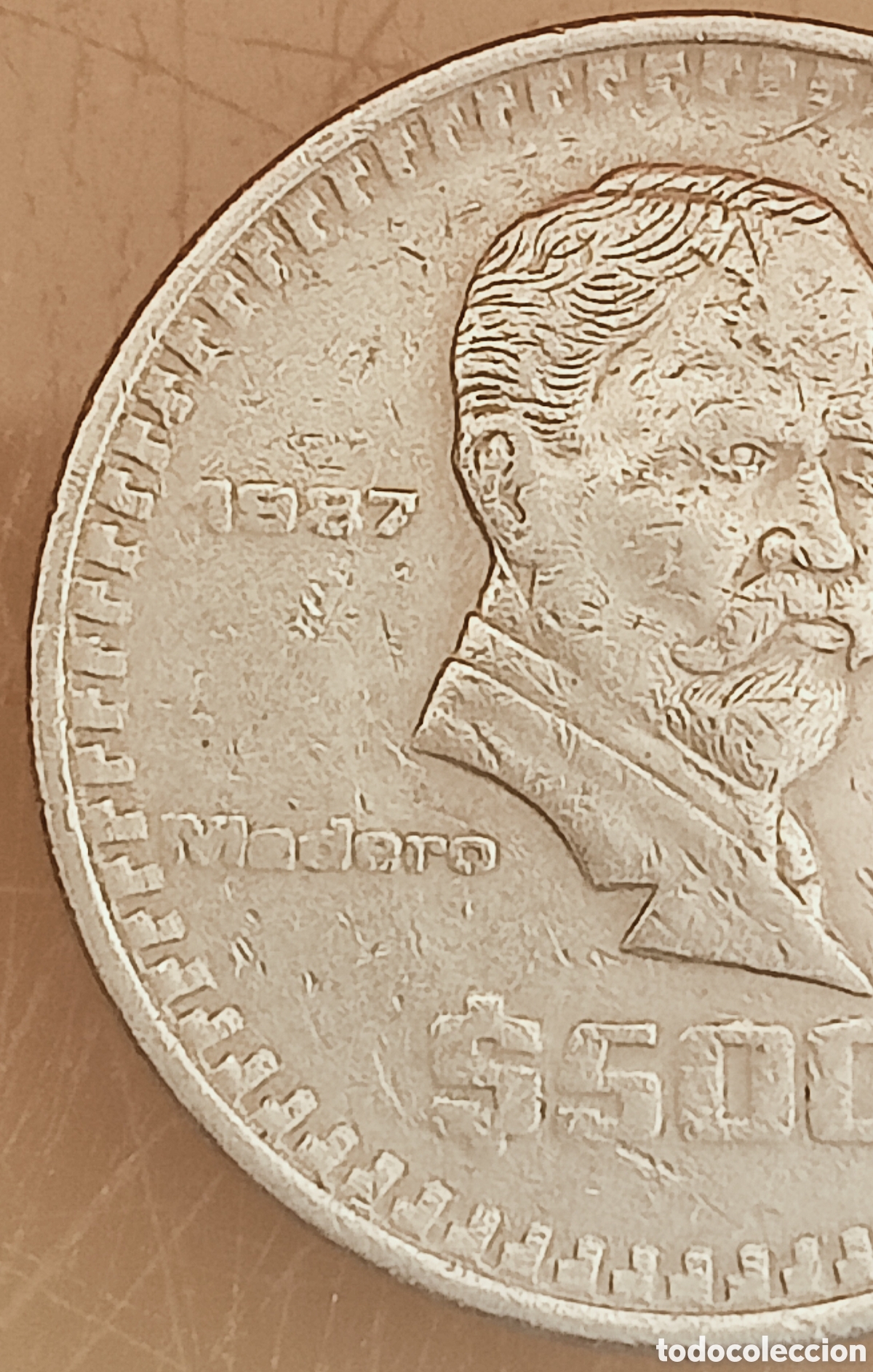Monedas con errores: Moneda M&eacute;xico (1987) error de acu&ntilde;aci&oacute;n - Foto 12