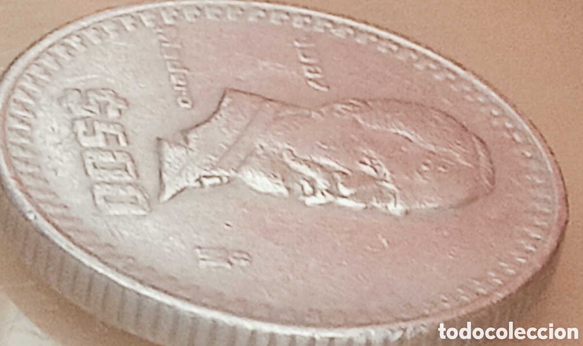 Monedas con errores: Moneda M&eacute;xico (1987) error de acu&ntilde;aci&oacute;n - Foto 25