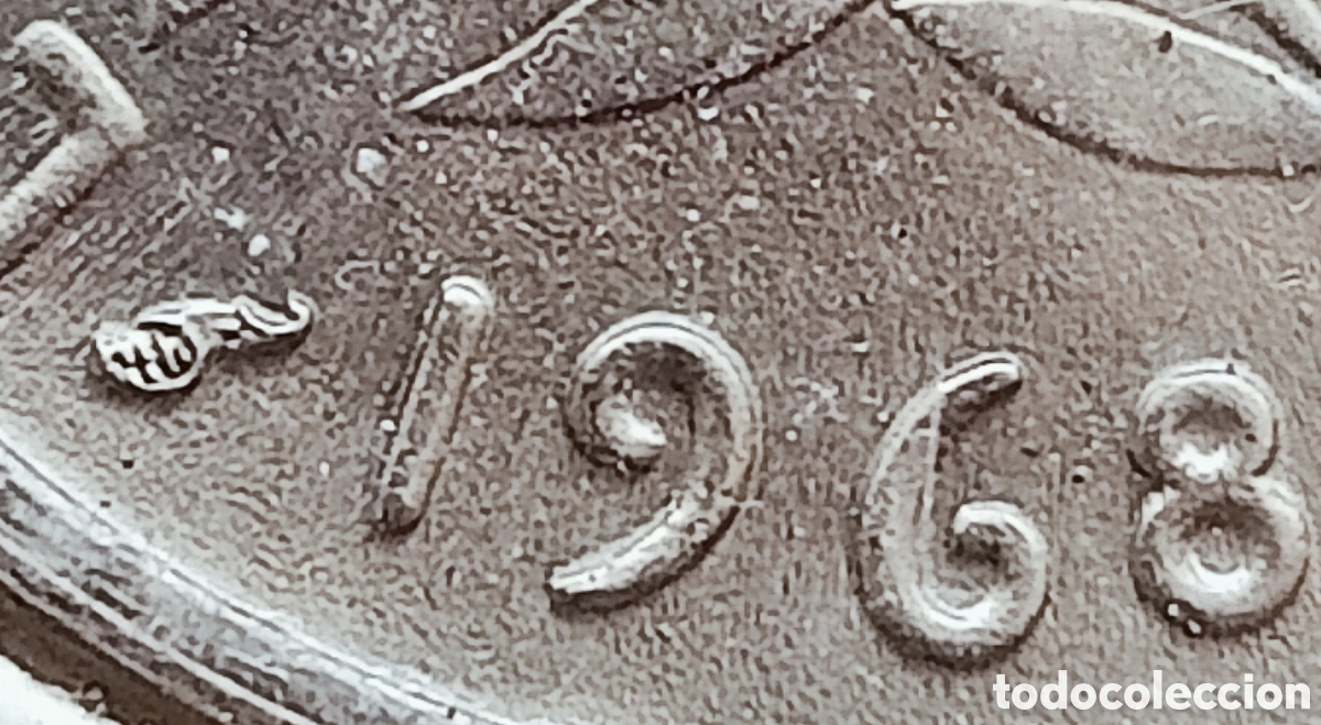 Monedas con errores: Moneda Francia-1968(Variante) - Foto 18