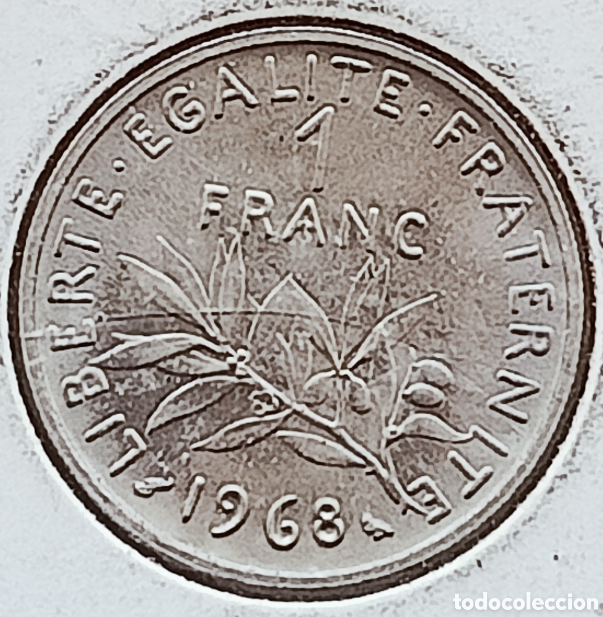 Monedas con errores: Moneda Francia-1968(Variante) - Foto 1
