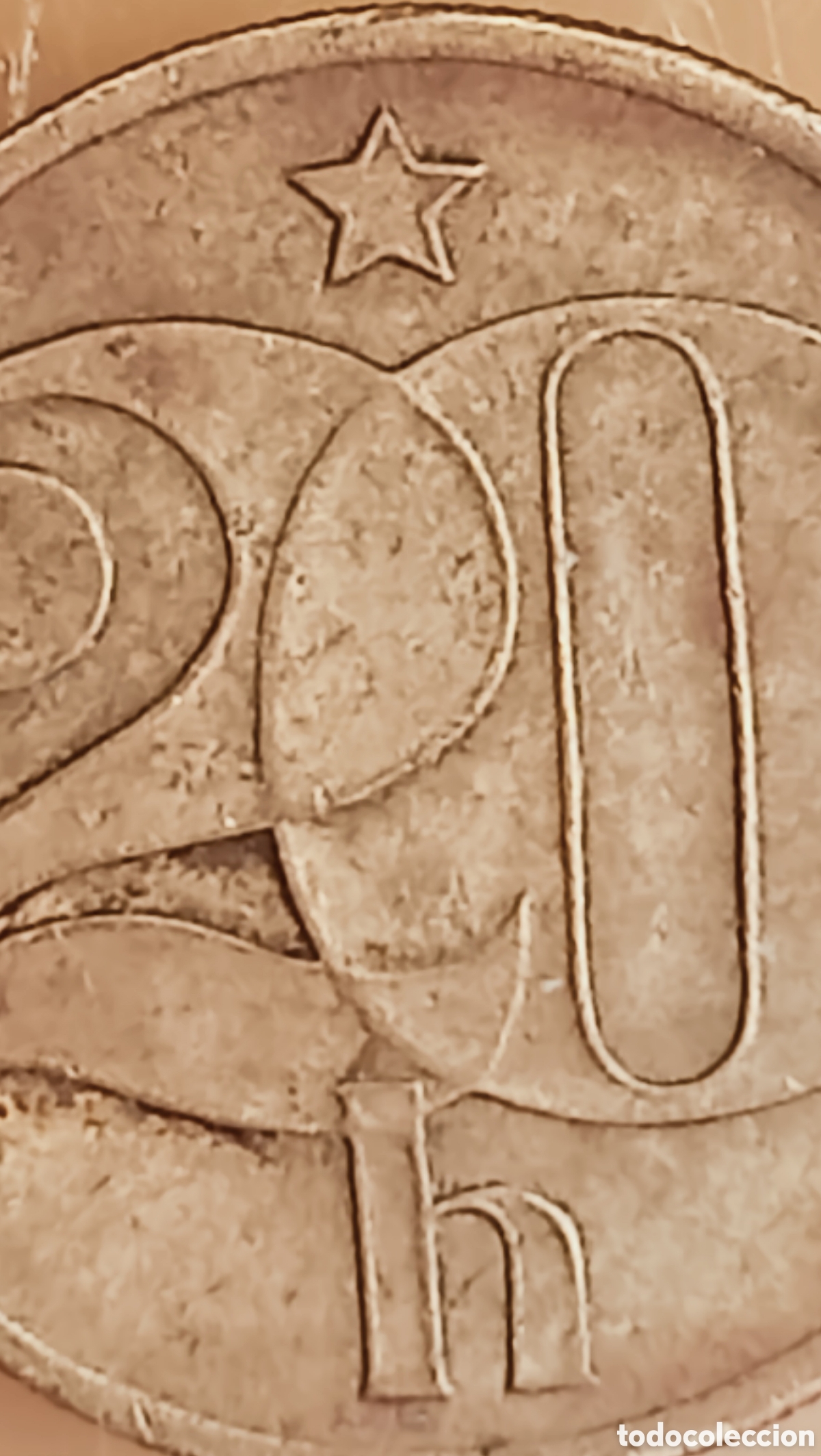 Monedas con errores: Moneda Checoslovaquia(1974) variante y error de acu&ntilde;aci&oacute;n - Foto 7