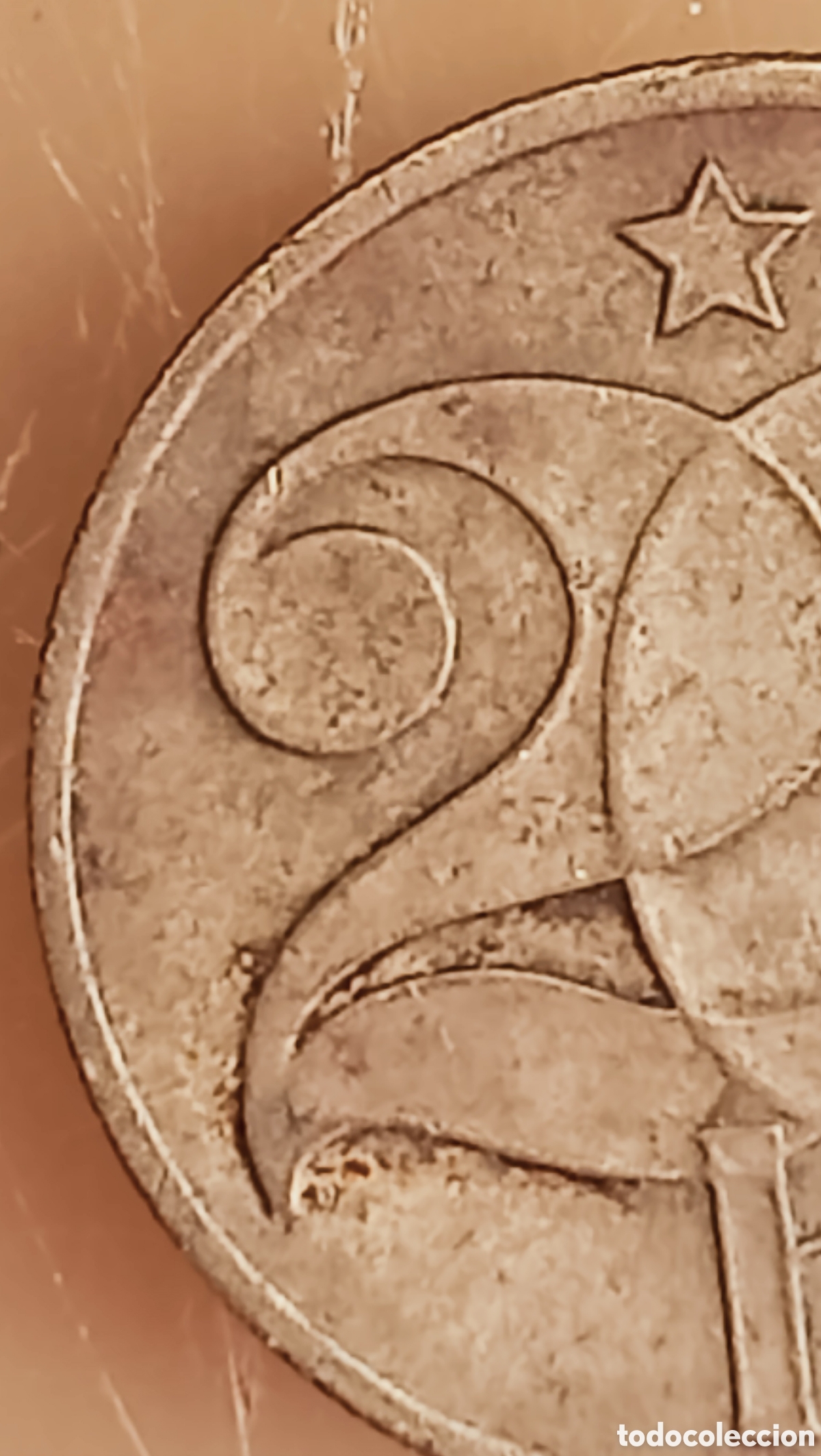 Monedas con errores: Moneda Checoslovaquia(1974) variante y error de acu&ntilde;aci&oacute;n - Foto 8