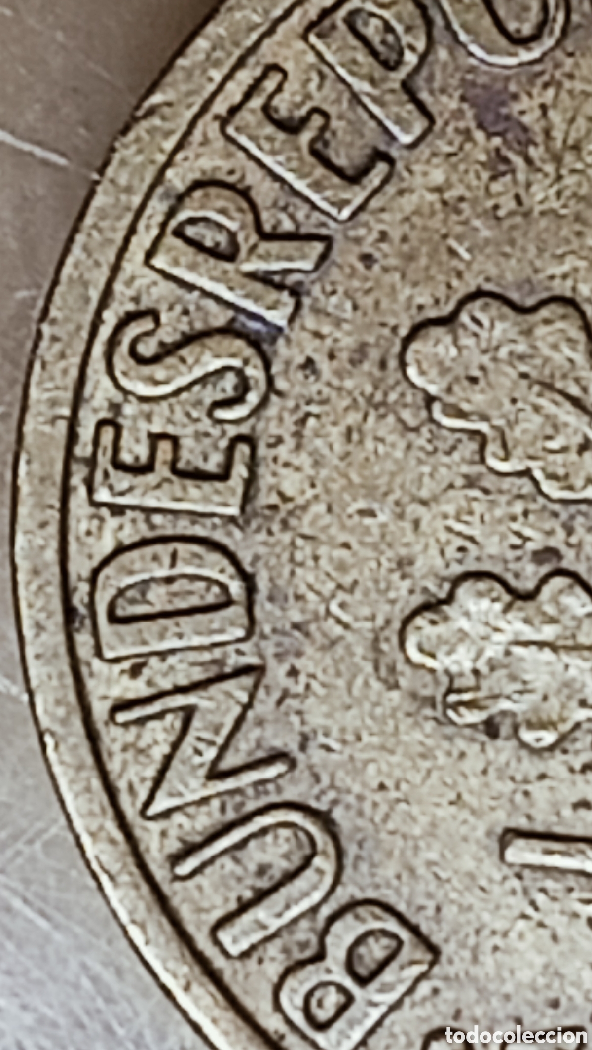 Monedas con errores: Moneda de Alemania.RFA,1950-j/variante - Foto 9