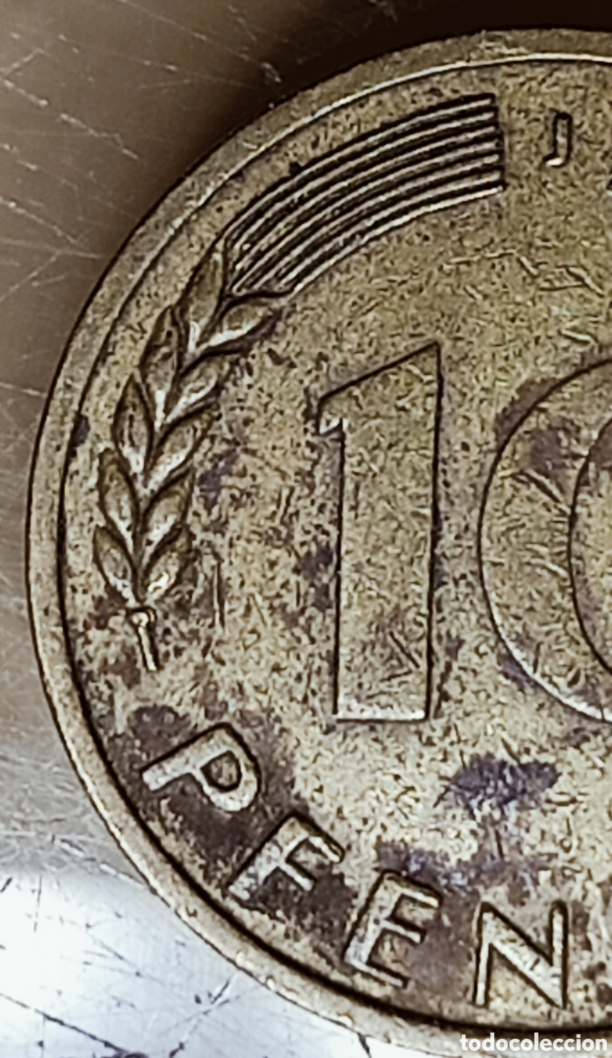 Monedas con errores: Moneda de Alemania.RFA,1950-j/variante - Foto 14